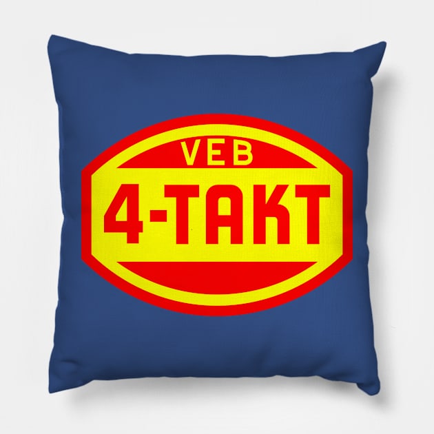 VEB 4-stroke logo Pillow by GetThatCar