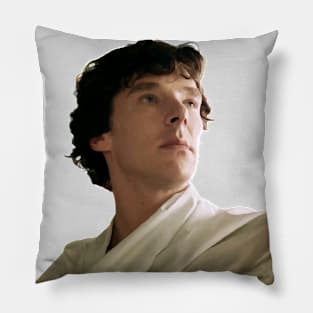 Sherlock in a sheet Pillow