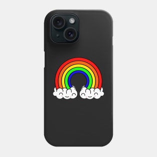 Happy Clouds Rainbow Phone Case