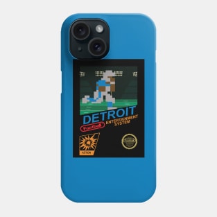 Detroit Football Team - NES Football 8-bit Design Phone Case