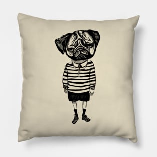 Pugsley the Pug Begging Pillow