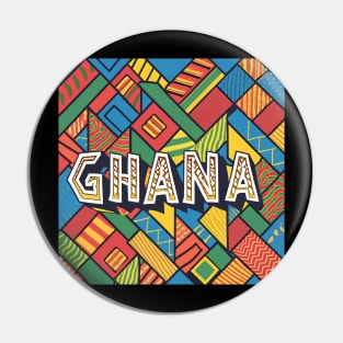 Ghana Afrocentric Pin