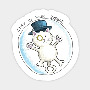 Dapper Cat - Bubble Magnet