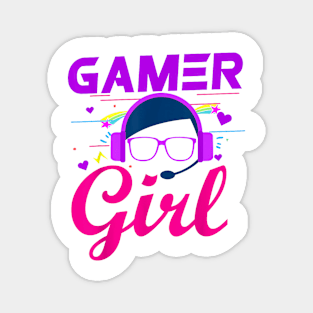 Gamer Girl Cute Gaming Magnet