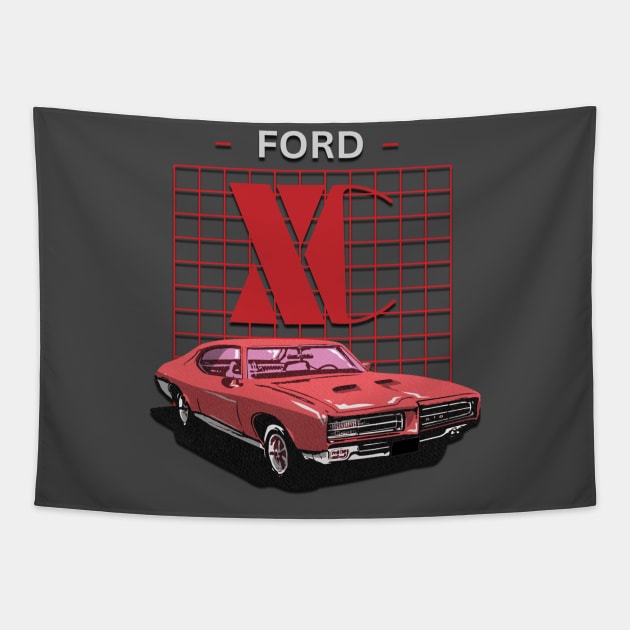 Ford Xc Tapestry by TeeText