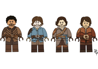 Musketeers Oath Magnet