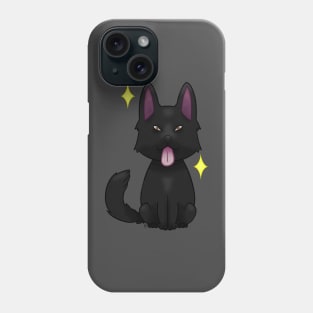 Black German Shepherd Phone Case