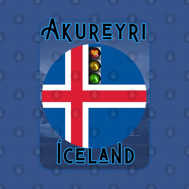 Akureyri Iceland City of Beautiful Traffic Lights by SailorsDelight