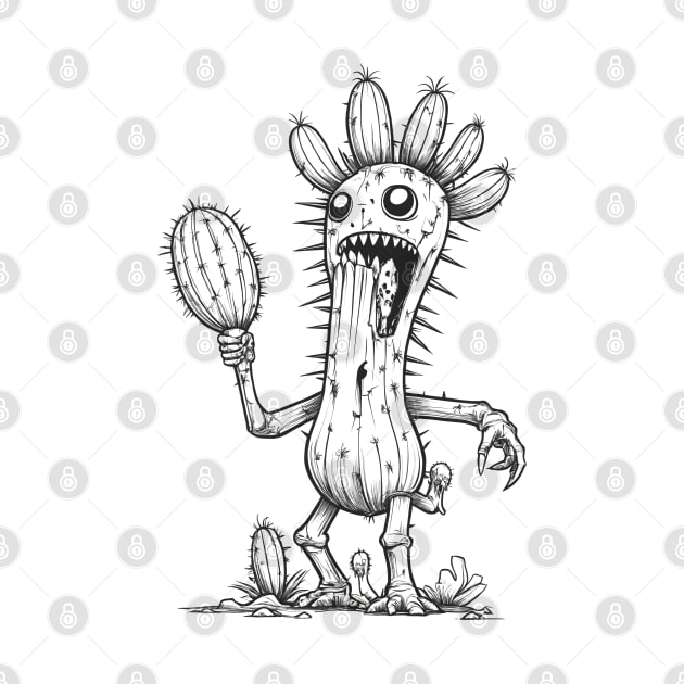 Undead cactus zombie by GalaxyArt