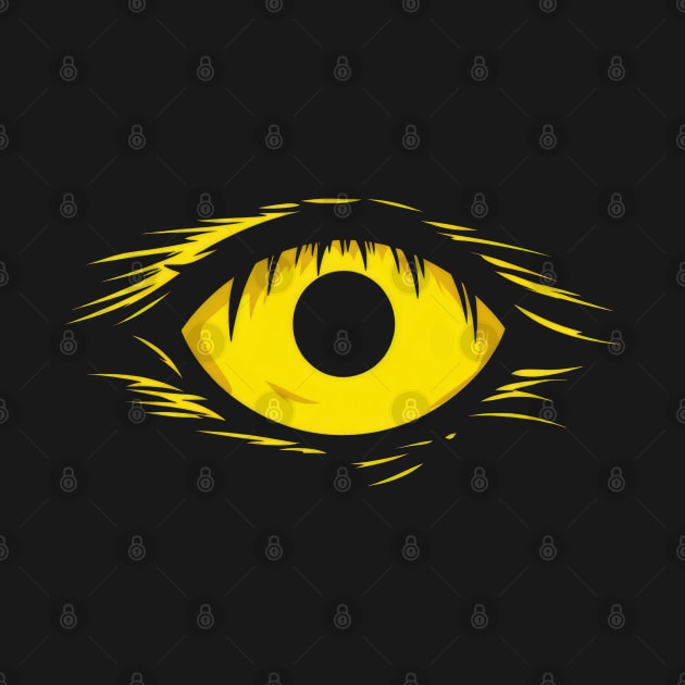 Yellow Eye by TooplesArt