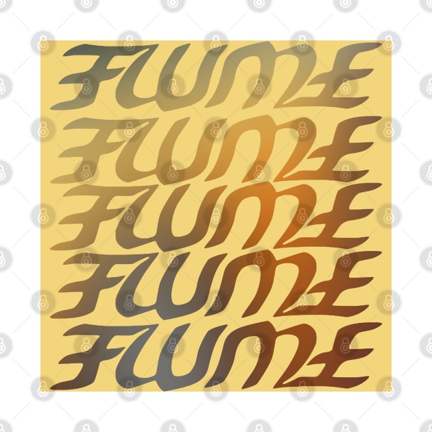 Hi This Is Flume Logo Multi-Coloured 6 by fantanamobay@gmail.com