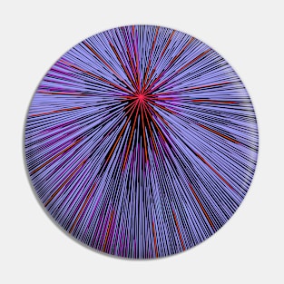 A colorful hyperdrive explosion - lilac with red highlights version Pin