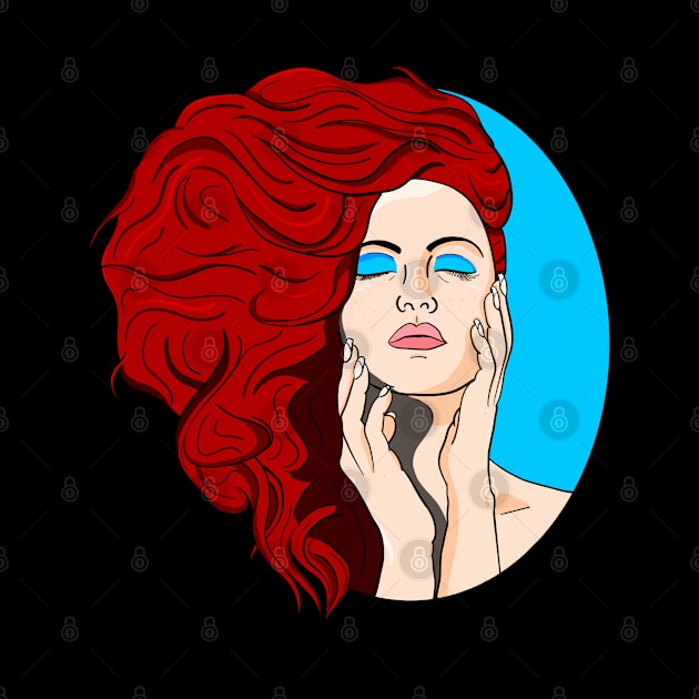 Redhead Woman by TDANIELSART 