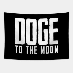 Doge to the Moon Tapestry