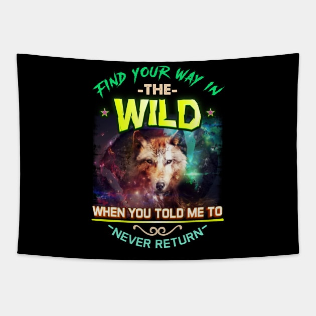 Find Your Way in the Wild - Hunting Tapestry by Xpert Apparel