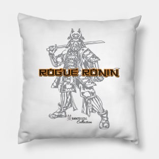 Rogue Ronin by Karate Panda Pillow