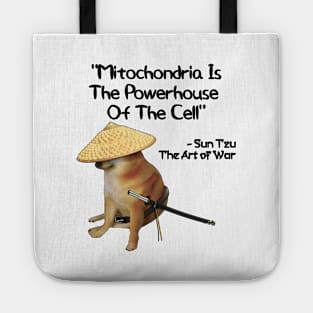 The Art Of War Mitochondria Powerhouse Doge Tote