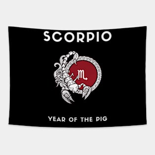 SCORPIO / Year of the PIG Tapestry