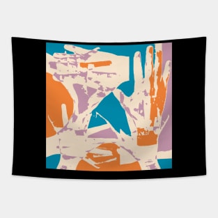 Colorful Abstract Digital Painting Tapestry