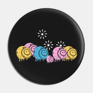 Pigs Parading Party Pin