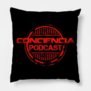 ConCiencia Podcast Stamp Pillow