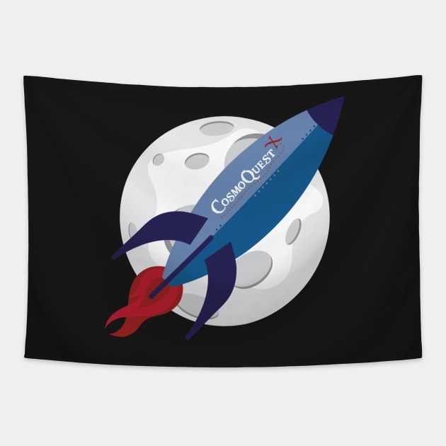 CosmoQuest Rocket Tapestry by CosmoQuestX