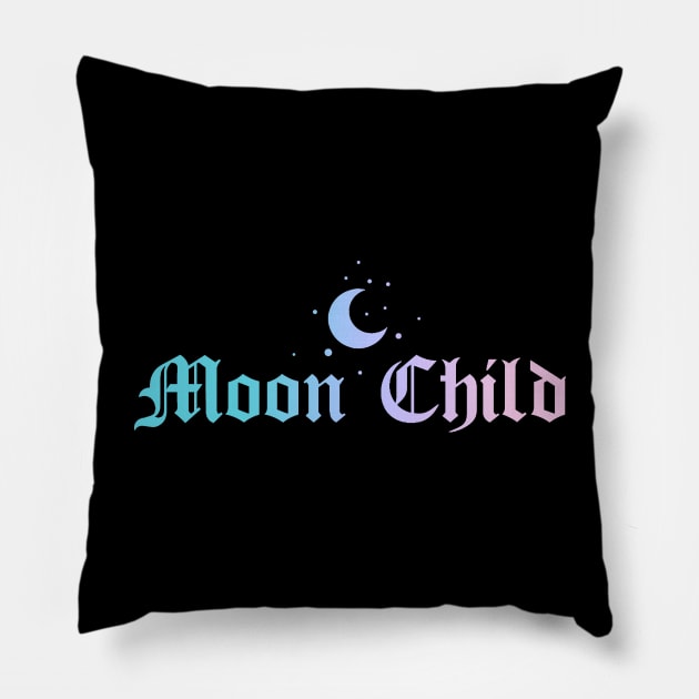 Moon Child Pillow by btcillustration