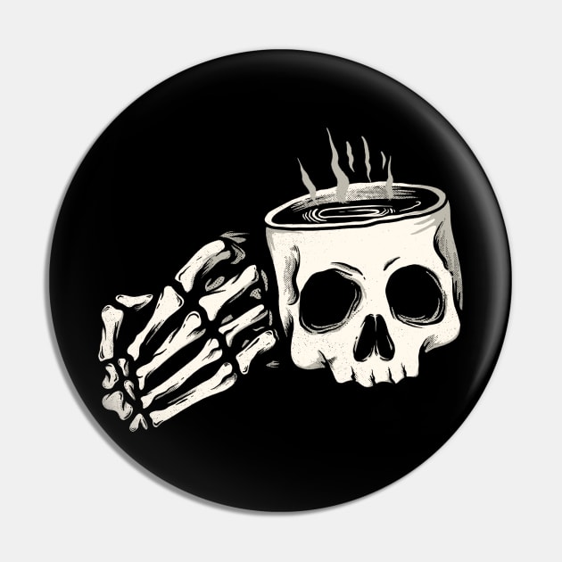 Coffe time Pin by Tee Bone Studio