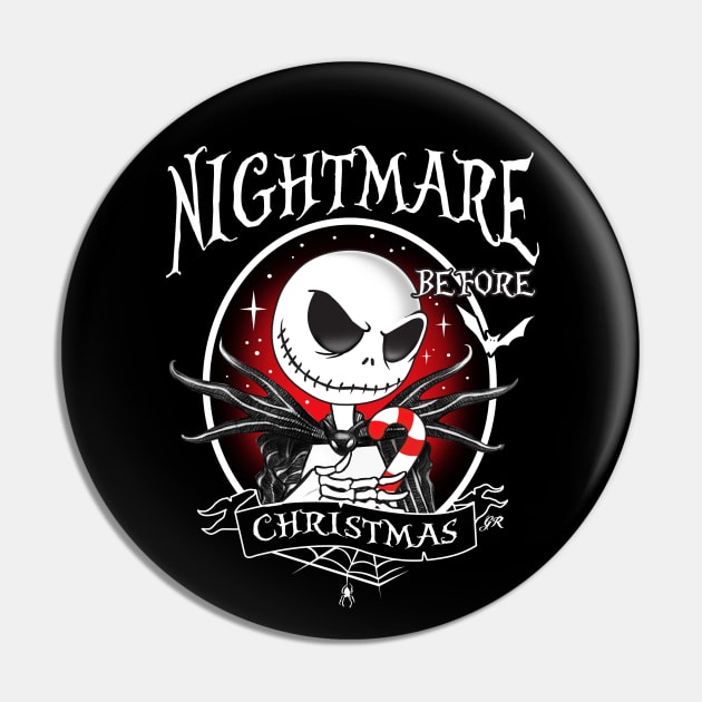 Jack Skellington Pin by Gothic Rose