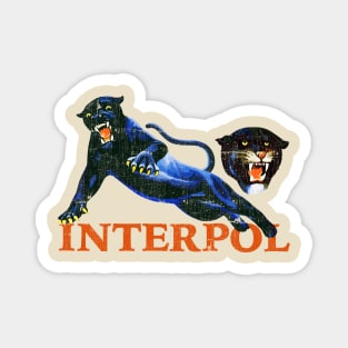 Interpol --  Original Retro Art Design Magnet