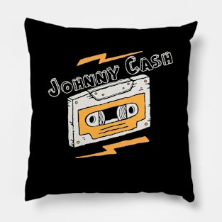 Vintage -Johnny Cash Pillow