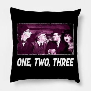 Billy Wilder's Cold War Comedy Legacy Vibes One, Two Couture Collection Pillow