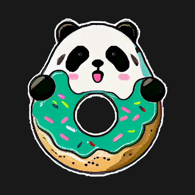 Kawaii Cute Panda Panda T Shirt Teepublic 