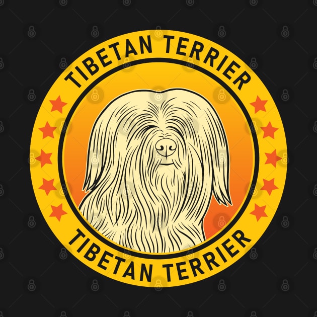 Tibetan Terrier Dog Portrait by millersye