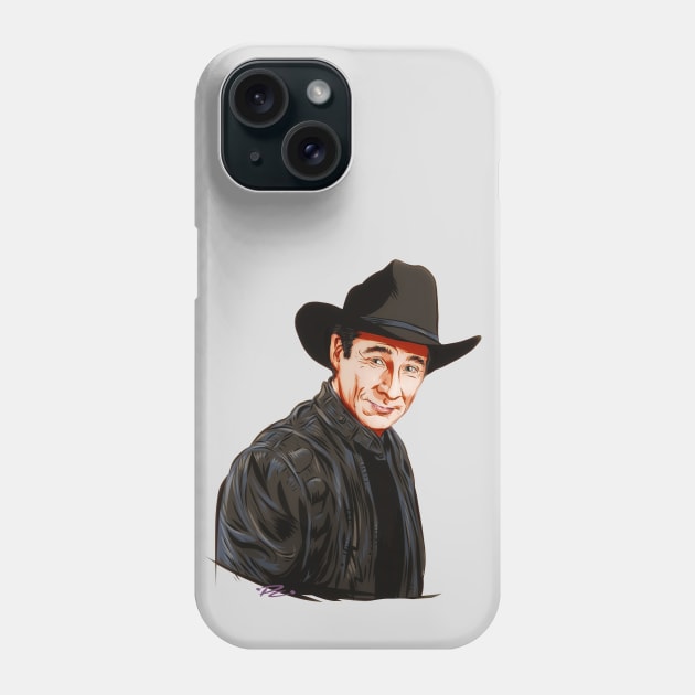 Clint Black - An illustration by Paul Cemmick Phone Case by PLAYDIGITAL2020