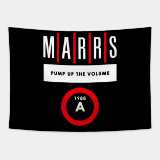 Marrs - pump up the volume 90s collector Tapestry