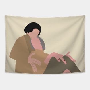 Hotdog Finger Universe Tapestry