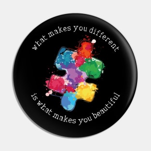 What Makes You Different Is What Makes You Beautiful Pin