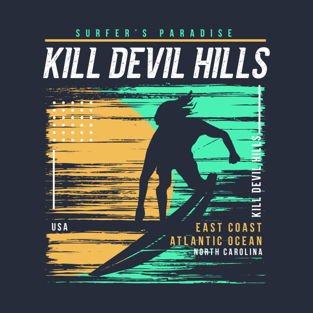 Retro Surfing Kill Devil Hills, North Carolina // Vintage Surfer Beach // Surfer's Paradise by Now Boarding
