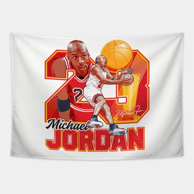 Michael Jordan Tee T-shirt Tapestry by goderslim