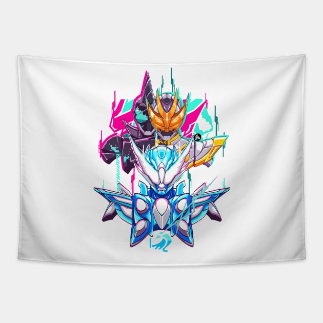 Holy Wing Live Rider Tapestry by Hamimohsin