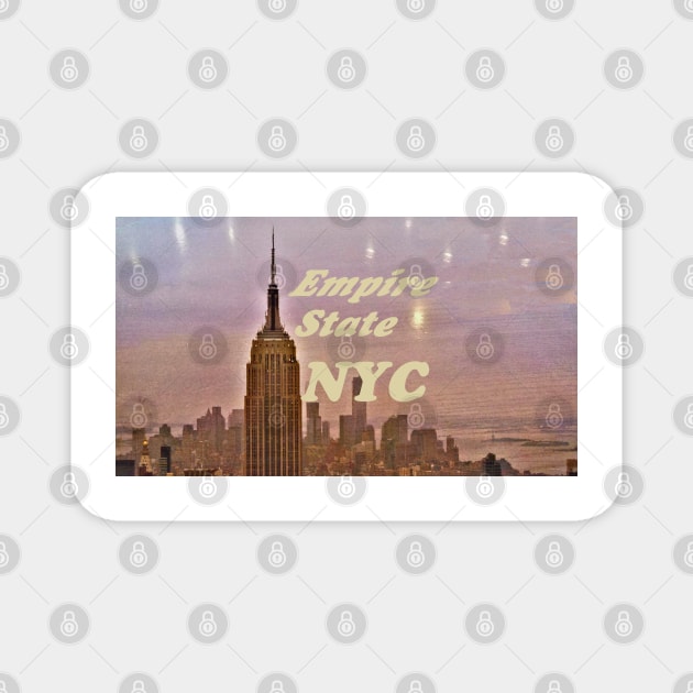 Empire State NYC Magnet by jalfc46