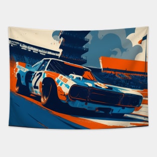 70s Race Car Tapestry