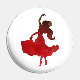 Princess Inspired Silhouette Pin