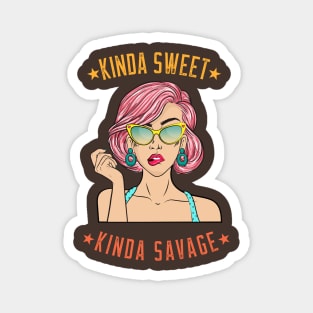 Sweet & Savage Tees Magnet