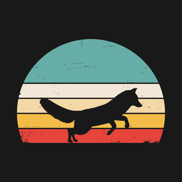 Fox Lover Retro Design by BlueTodyArt