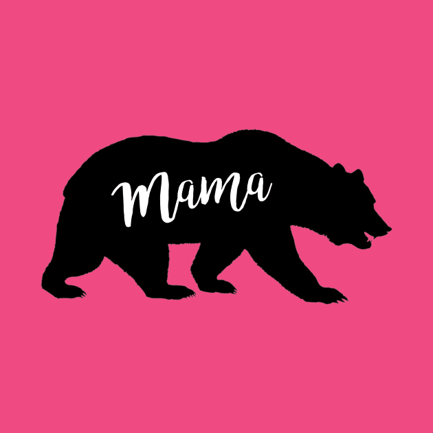 Mama Bear - print black by MomWarrior