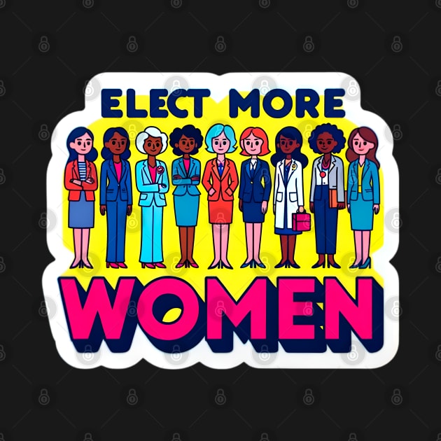 Elect More Women - Representation Matters - Elect Women Campaign by PuckDesign