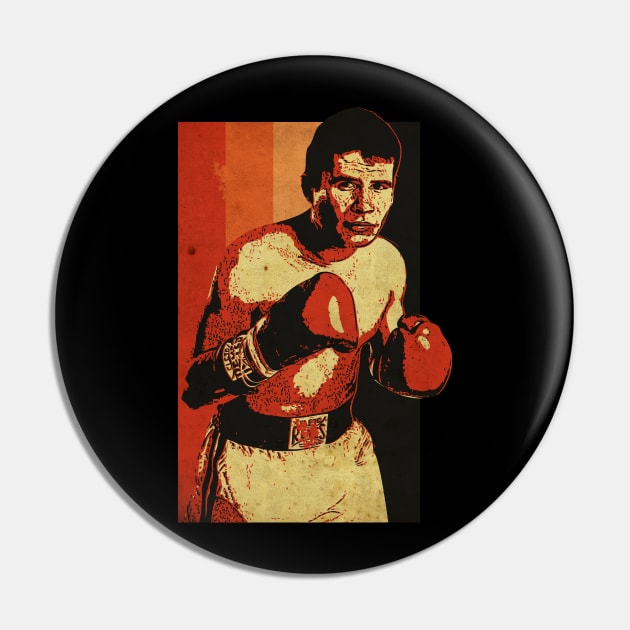 Vintage Boxing Magazine Pin by CTShirts