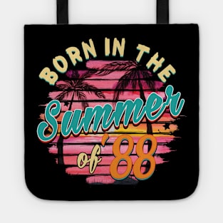 Vintage 31th Birthday Summer of 88 Birthday Tote